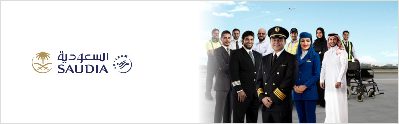 Saudi Arabian Airlines crew