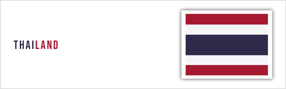Thailand flag website banner
